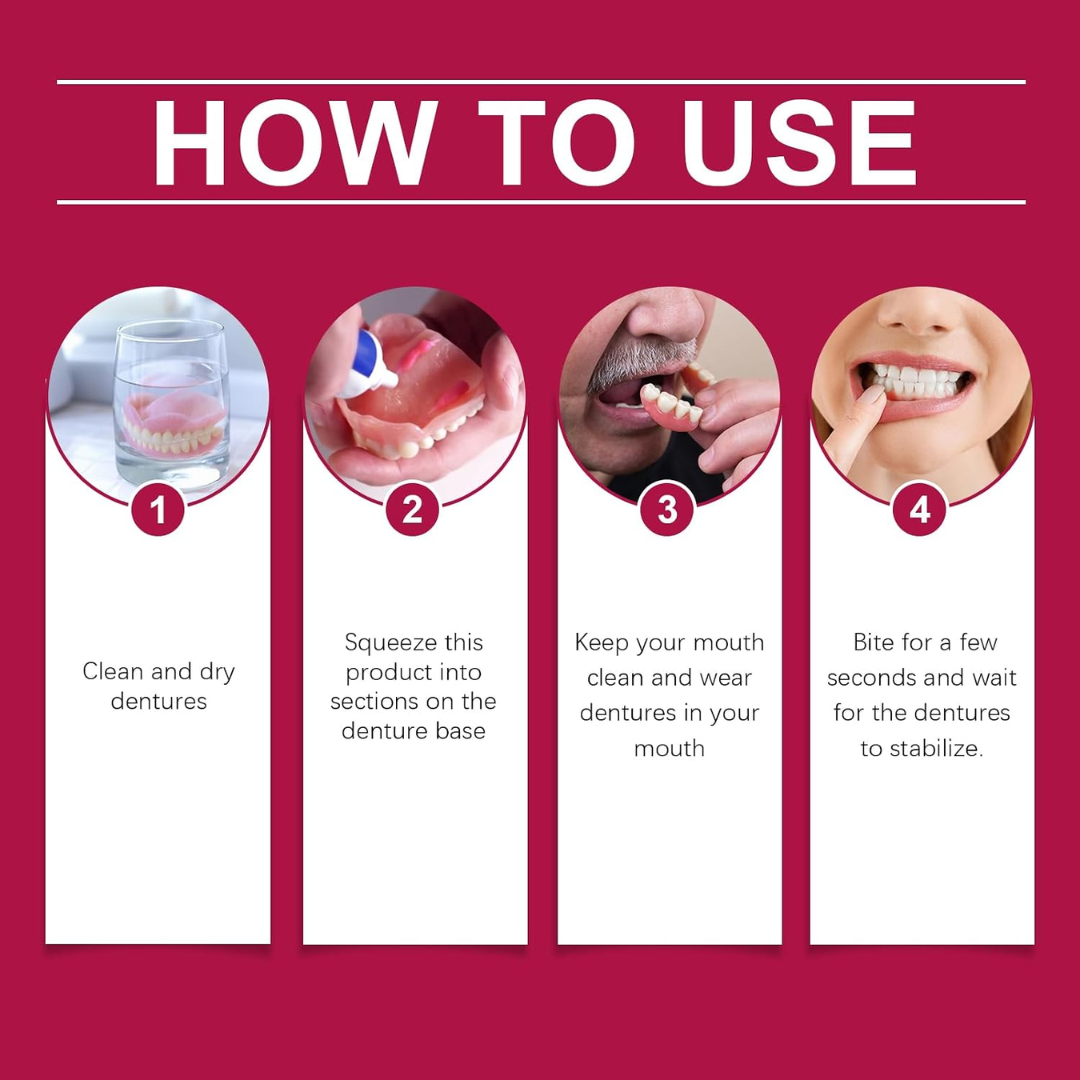 Laniska Smile Grip Thermoplastic Denture Adhesive, 28 g / 0.99 oz