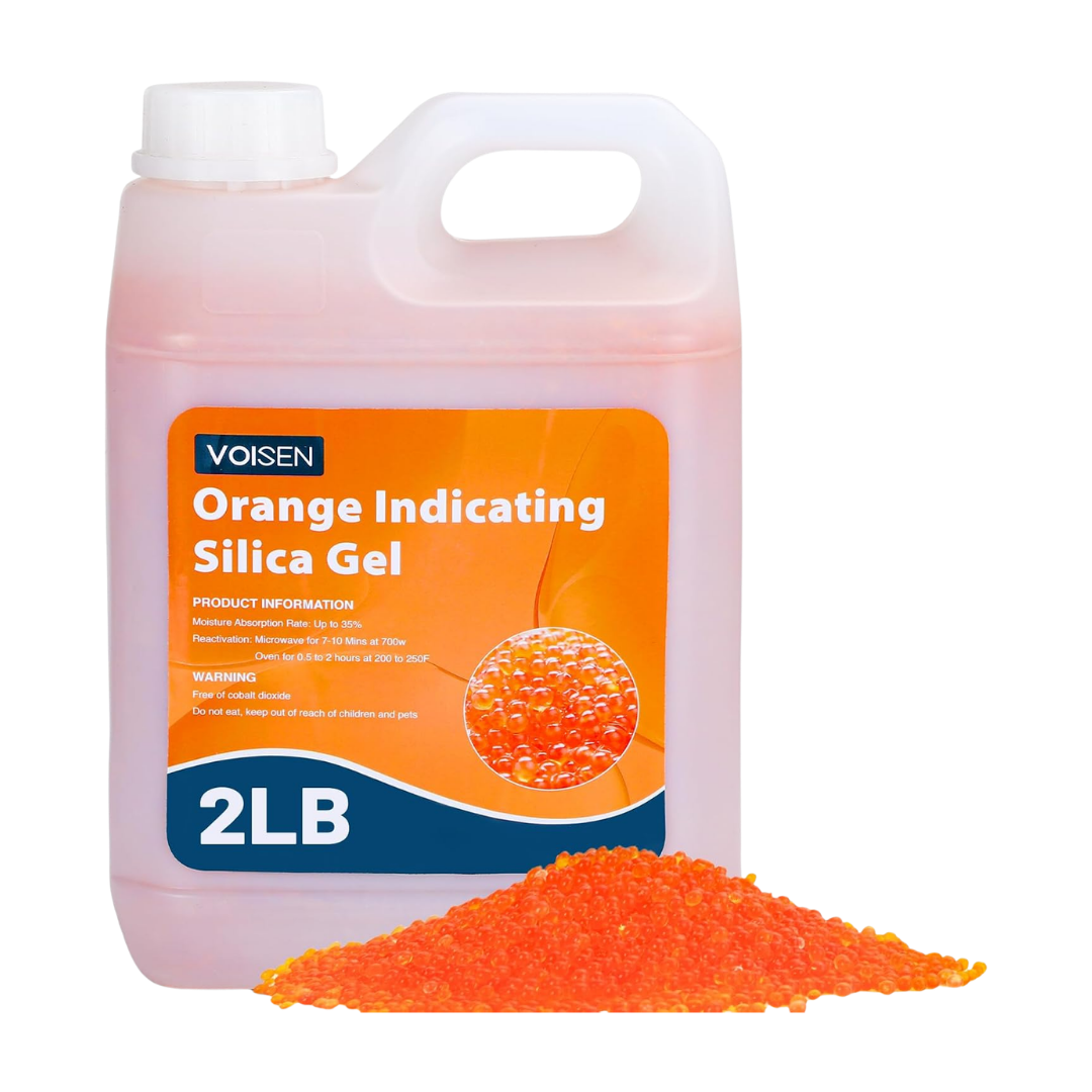 Voisen Orange Indicating Silica Gel, 2 lb