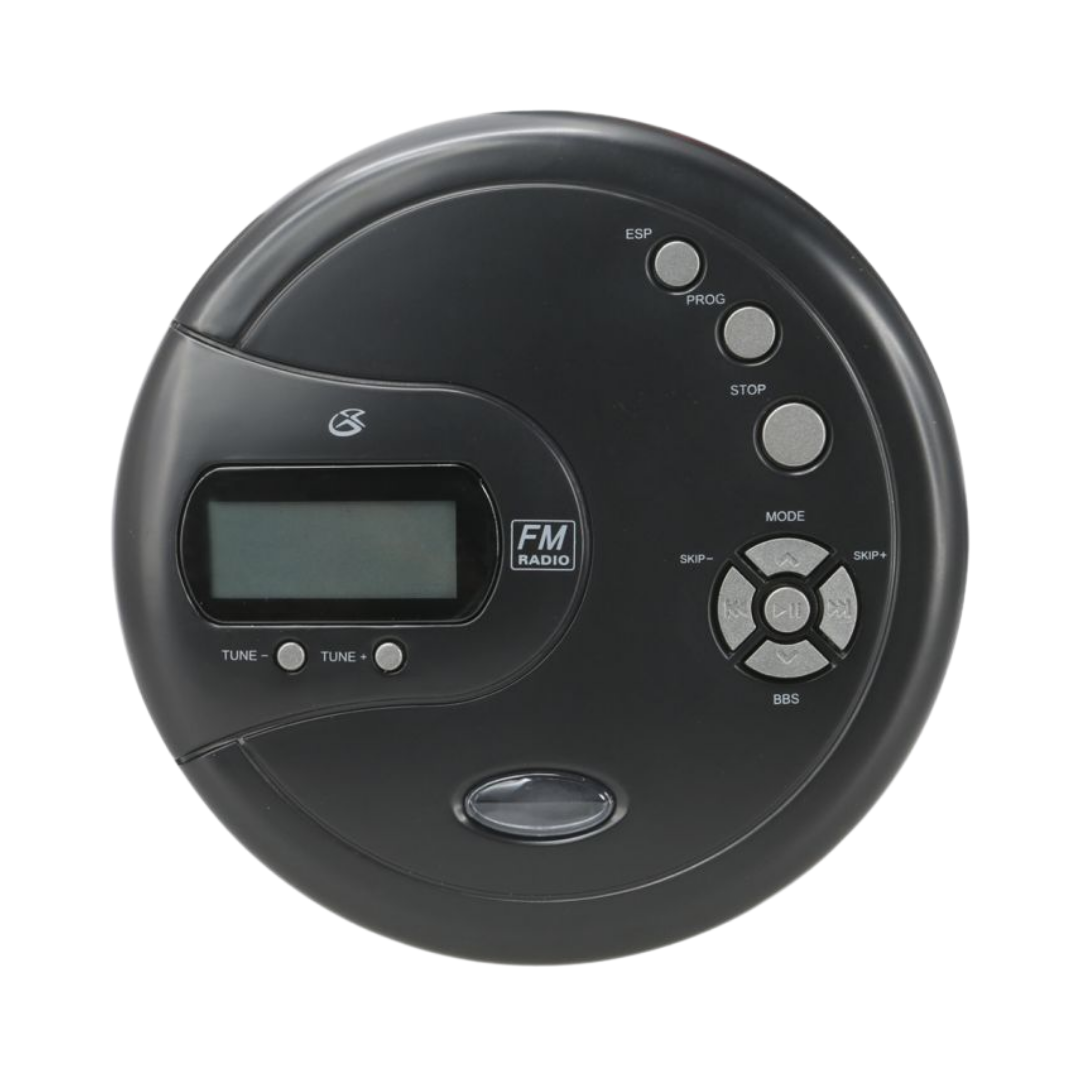 GPX CD Player with FM Radio PC332B (NO LED DISPLAY)