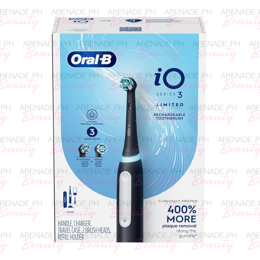Oral-B iO Series 3 Limited Rechargeable Toothbrush, Black
