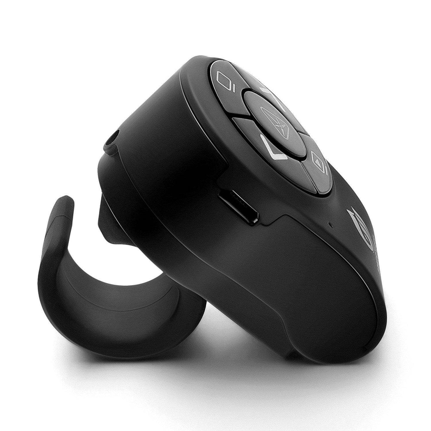 AMERTEER Wireless Presenter RF 2.4GHz Presentation Laser Pointer Finger Ring Remote Clicker Pen Rechargeable