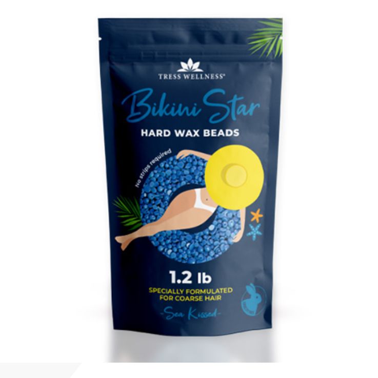 Tress Wellness Bikini Star Hard Wax Beads For Hair removal, 1.2 Lb