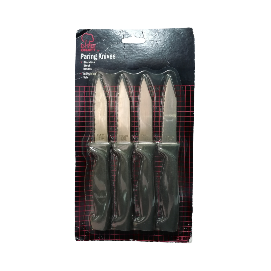 Chef Craft Paring Kitchen Knives 21011, 4 Count