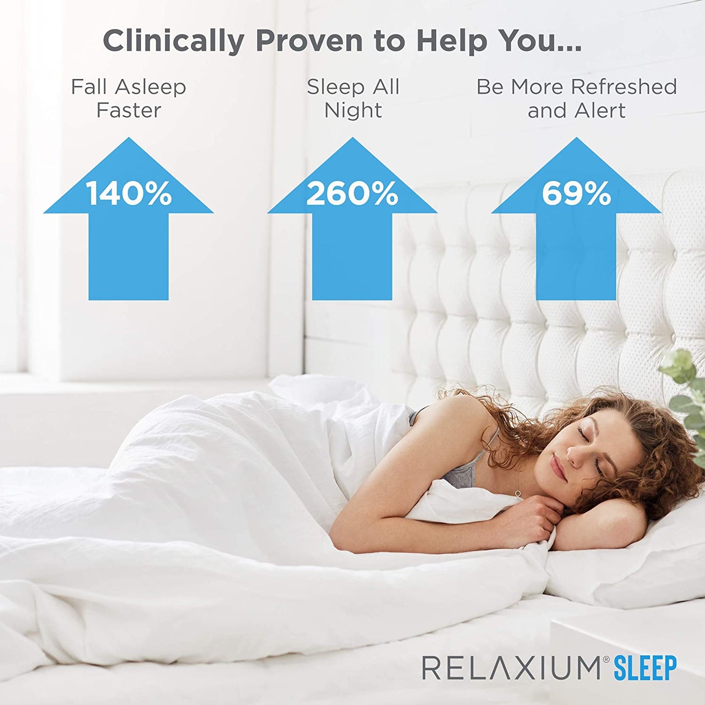 Relaxium Sleep Non-Habit Forming Sleep Aid Supplement, 60 Vegan Capsules