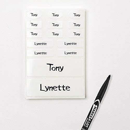 Avery No-Iron Kids Clothing Labels Washer & Dryer Safe Assorted Shapes 45 Labels PACKAGING MAY VARY