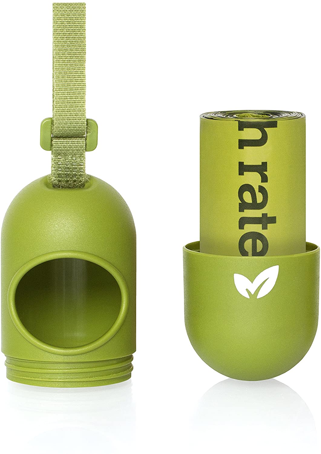 Earth Rated Poop Bags Leash Dispenser for Dog, Lavender Scented 15 Bags (9" x 13") (Green)