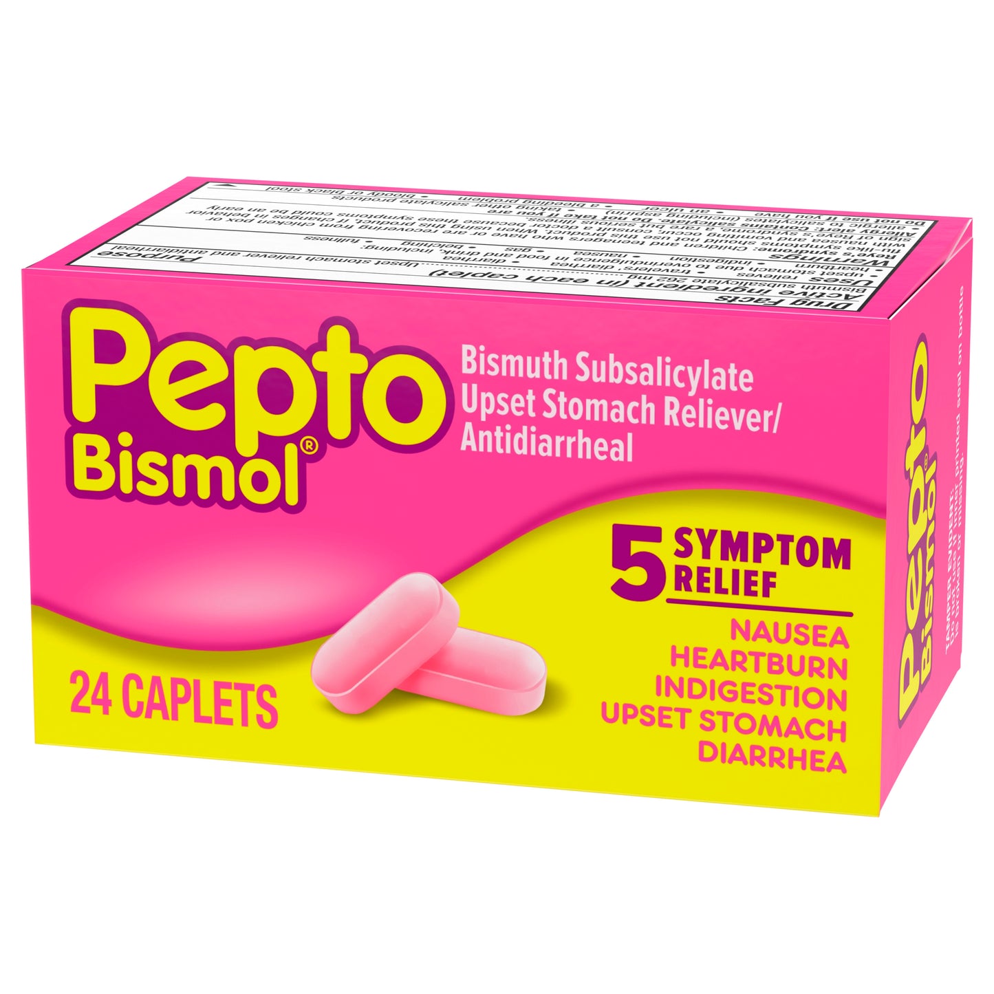 Pepto Bismol Stomach Reliever 24 Caplets