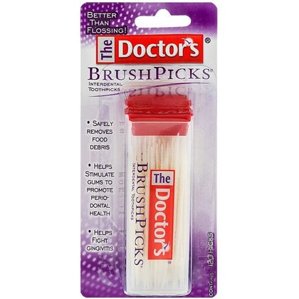 The Doctor's BrushPicks Interdental Toothpicks, 120 Picks