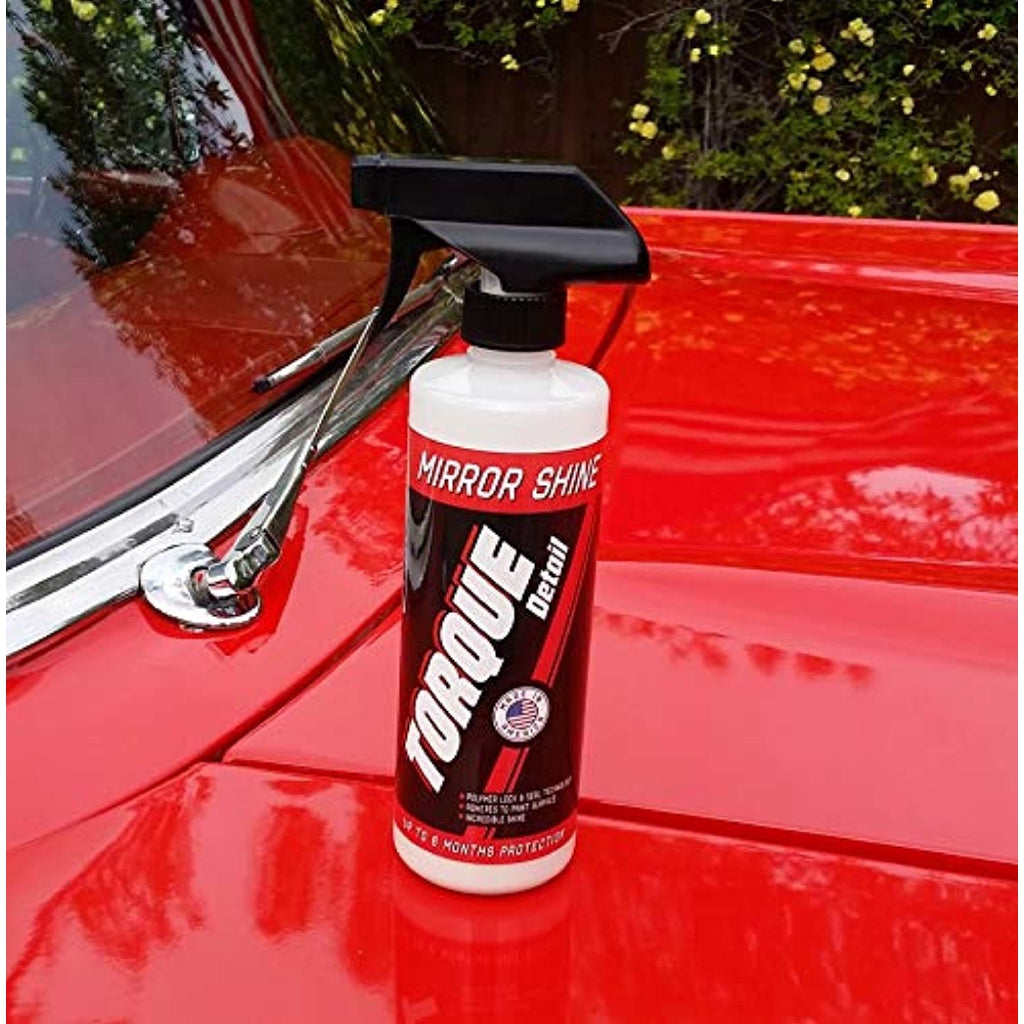 Mirror Shine Super Gloss Wax & Sealant Hybrid Spray by Torque Detail (16 oz) Bottle
