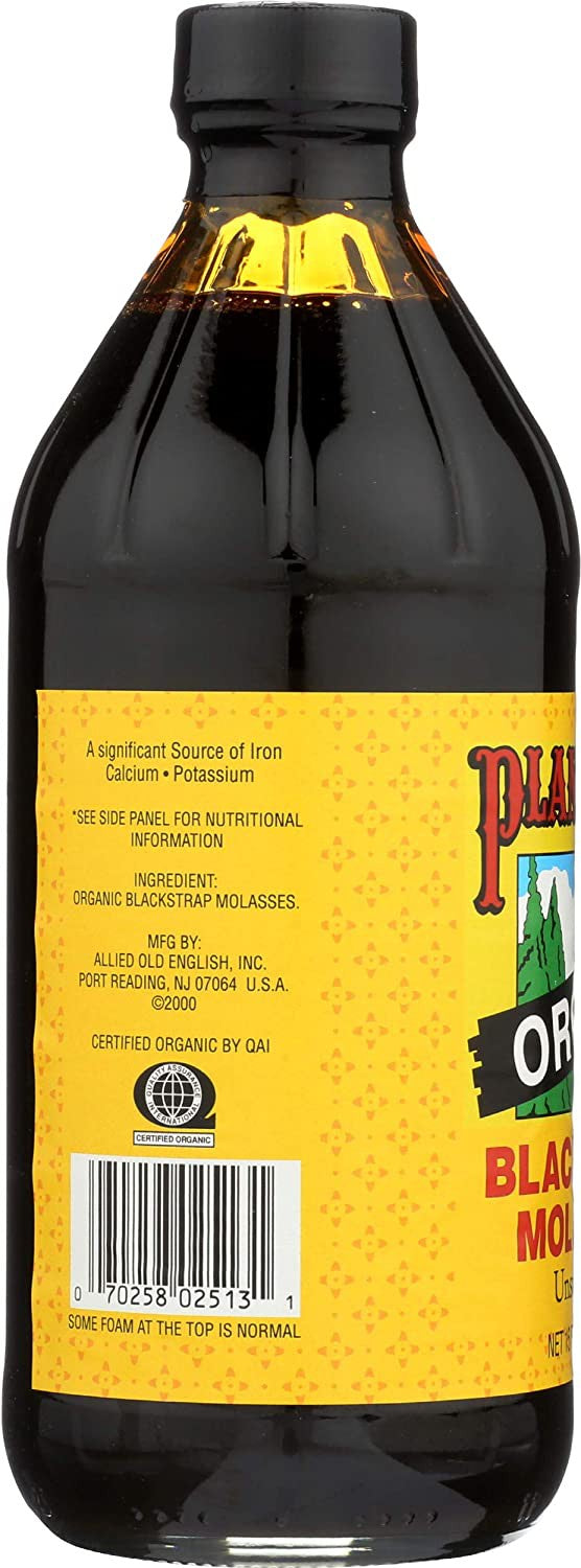 Plantation Blackstrap Molasses, Organic  15 oz