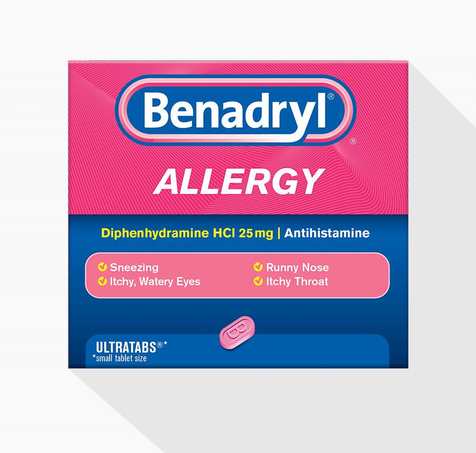 Benadryl Allergy Relief Ultratab Tablets