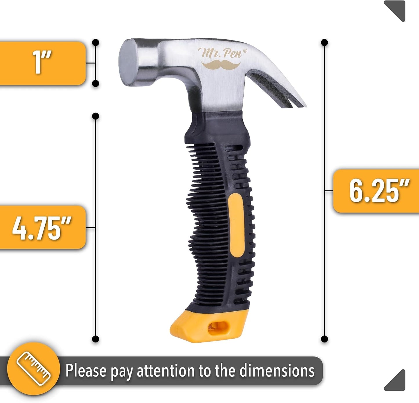 Mr. Pen Small Teal Magnetic Claw Nail Hammer