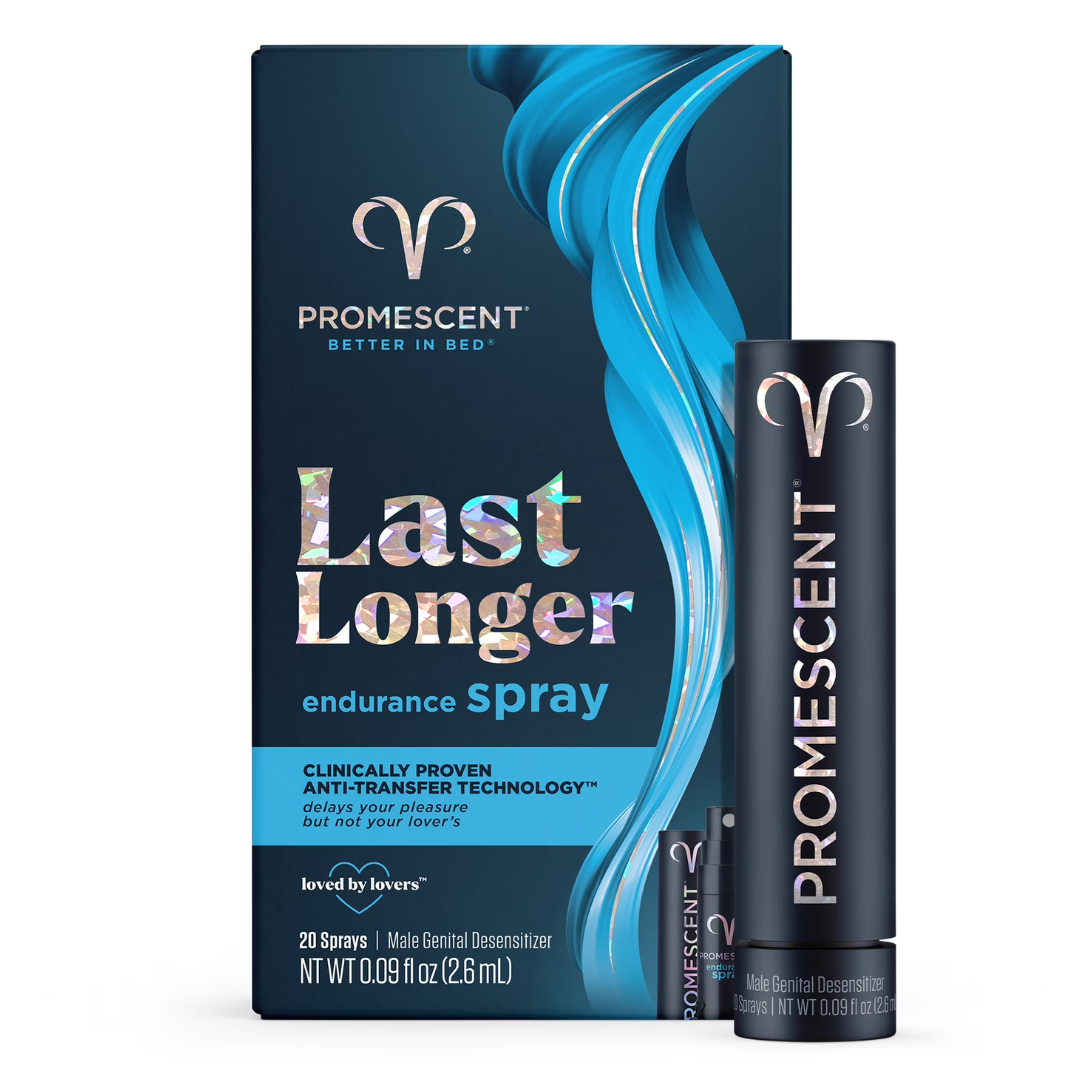 Promescent Better in Bed Last Longer Endurance 20 Spray, 0.09 oz / 2.6 ml
