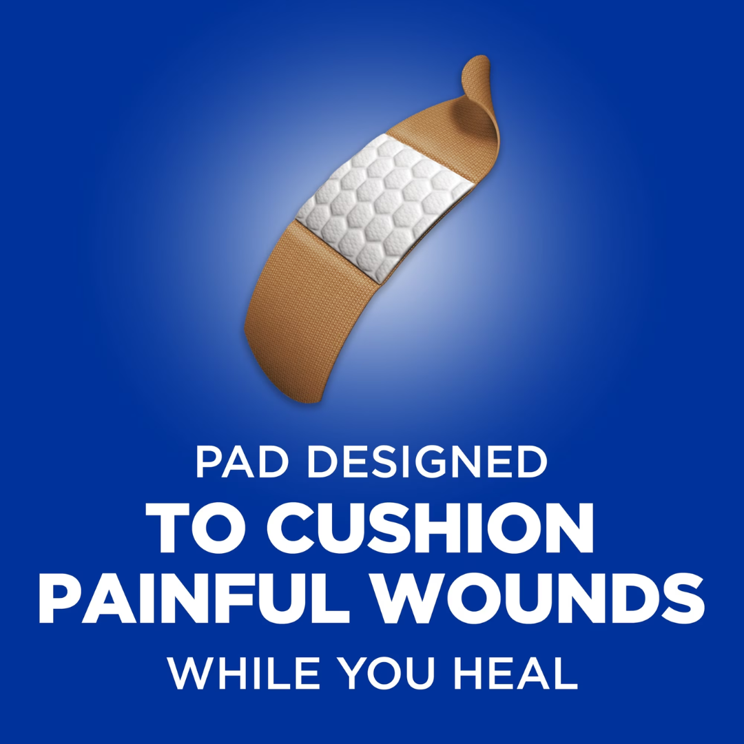 Band-Aid Adhesive Bandage Flexible Fabric All One Size, 8 Count