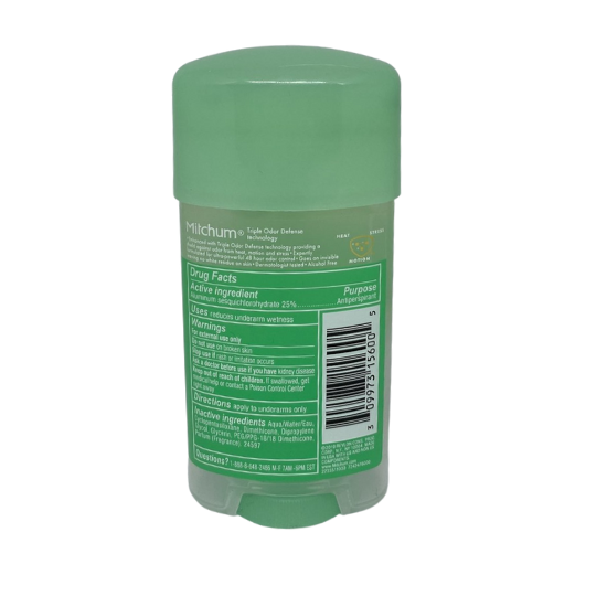 Mitchum for Women Triple Odor Defense Powerful Anti-Sweat Gel Anti-Perspirant Deodorant Powder Fresh 2.25 Oz (63g)