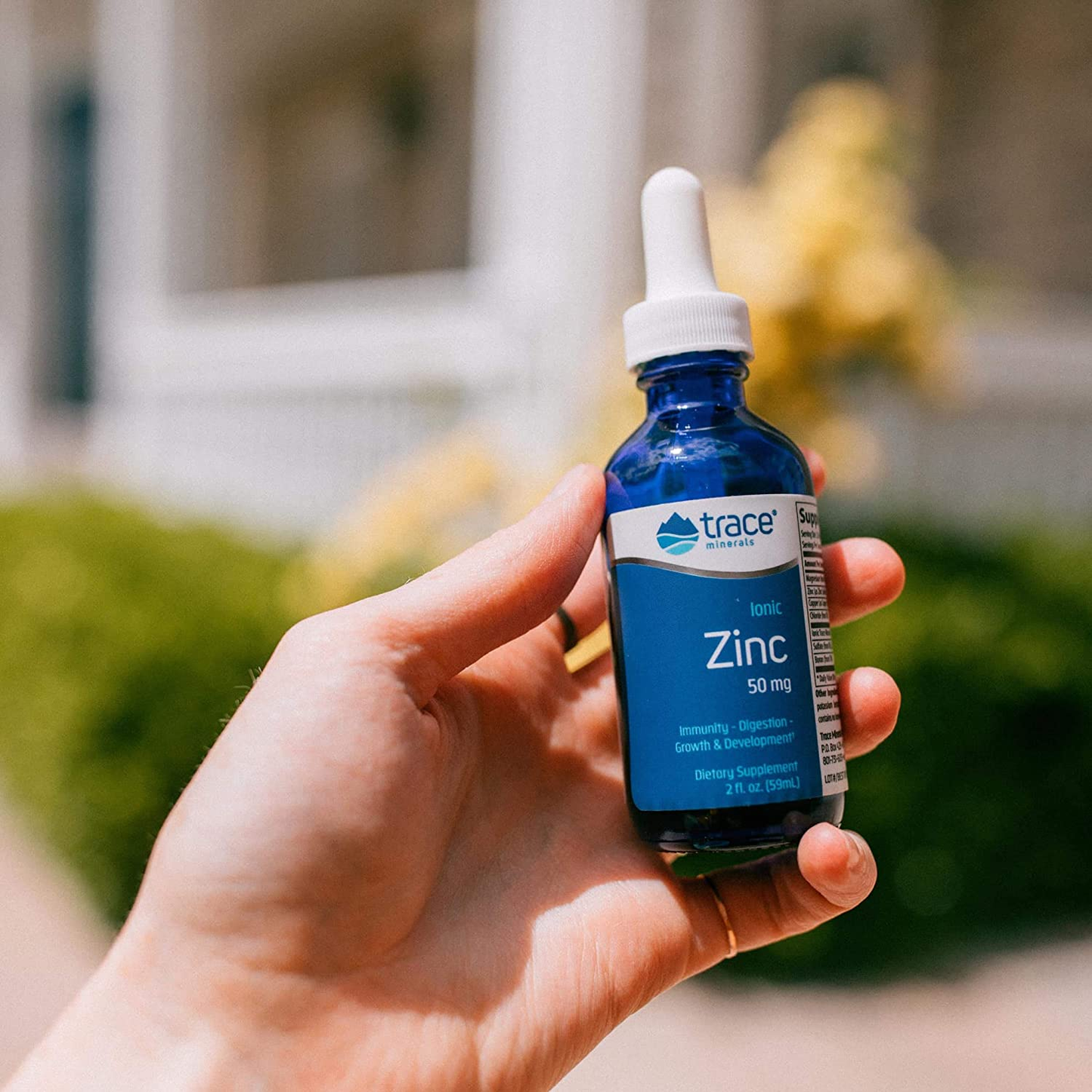 Trace Minerals Ionic Zinc 50mg for Immunity, Digestion, Growth & Development (2 fl.oz)