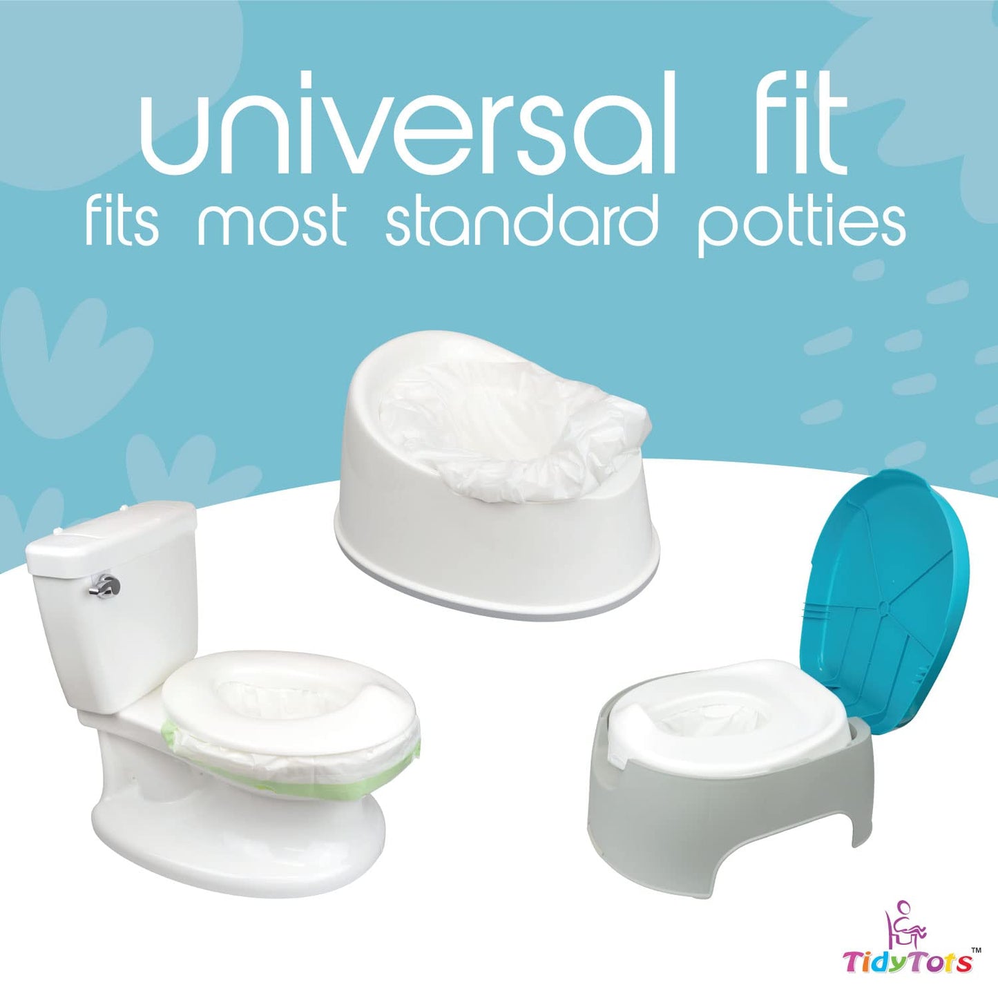 Tidytots Potty Chair Liners Universal Fit - 32 Liners