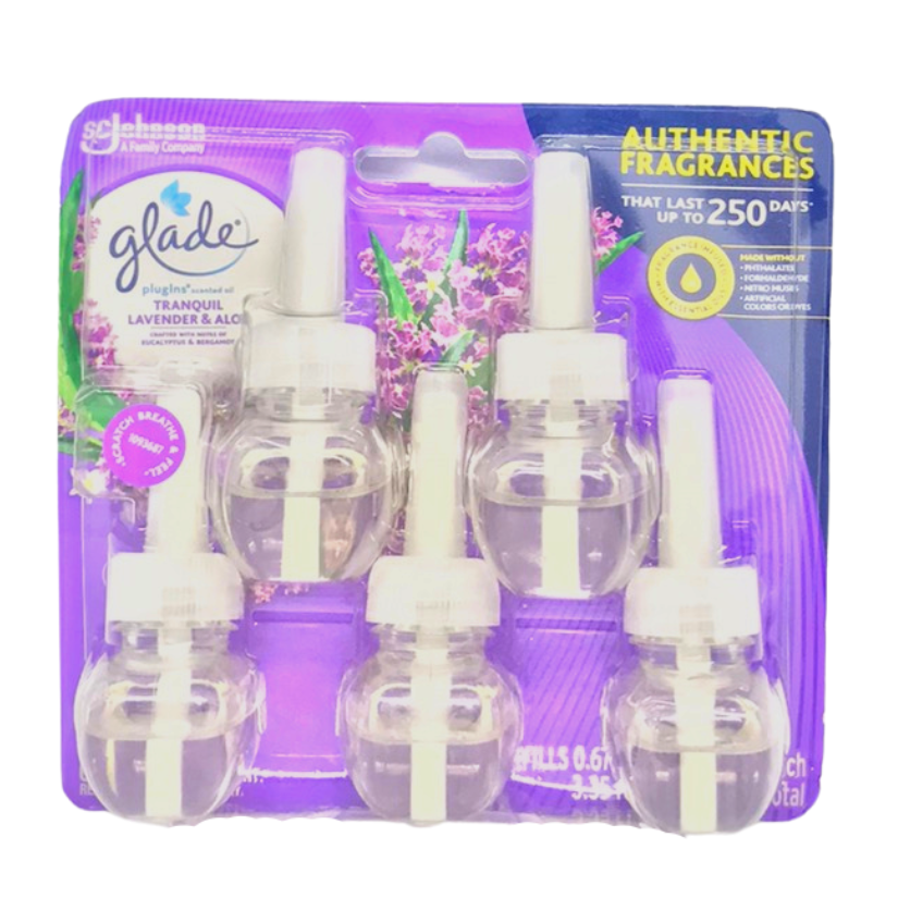 Glade PlugIns Scented Oil Tranquil Lavender & Aloe, 3.35 oz