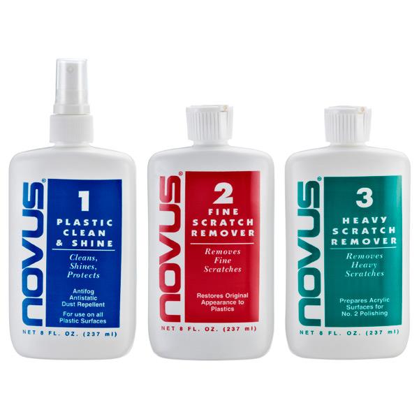 Novus Cleaning and Restoring Plastics Polish Kit 8oz
