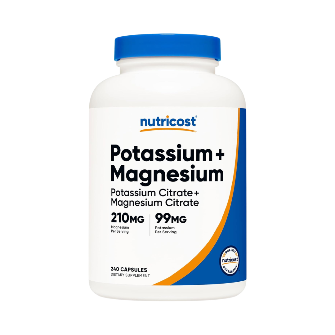 Nutricost Potassium + Magnesium, 240 Capsules