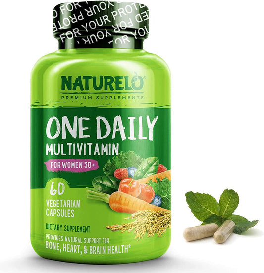 Naturelo Premium Supplement One Daily Multivitamin For Women Age 50+ (60 Vegetarian Capsules)
