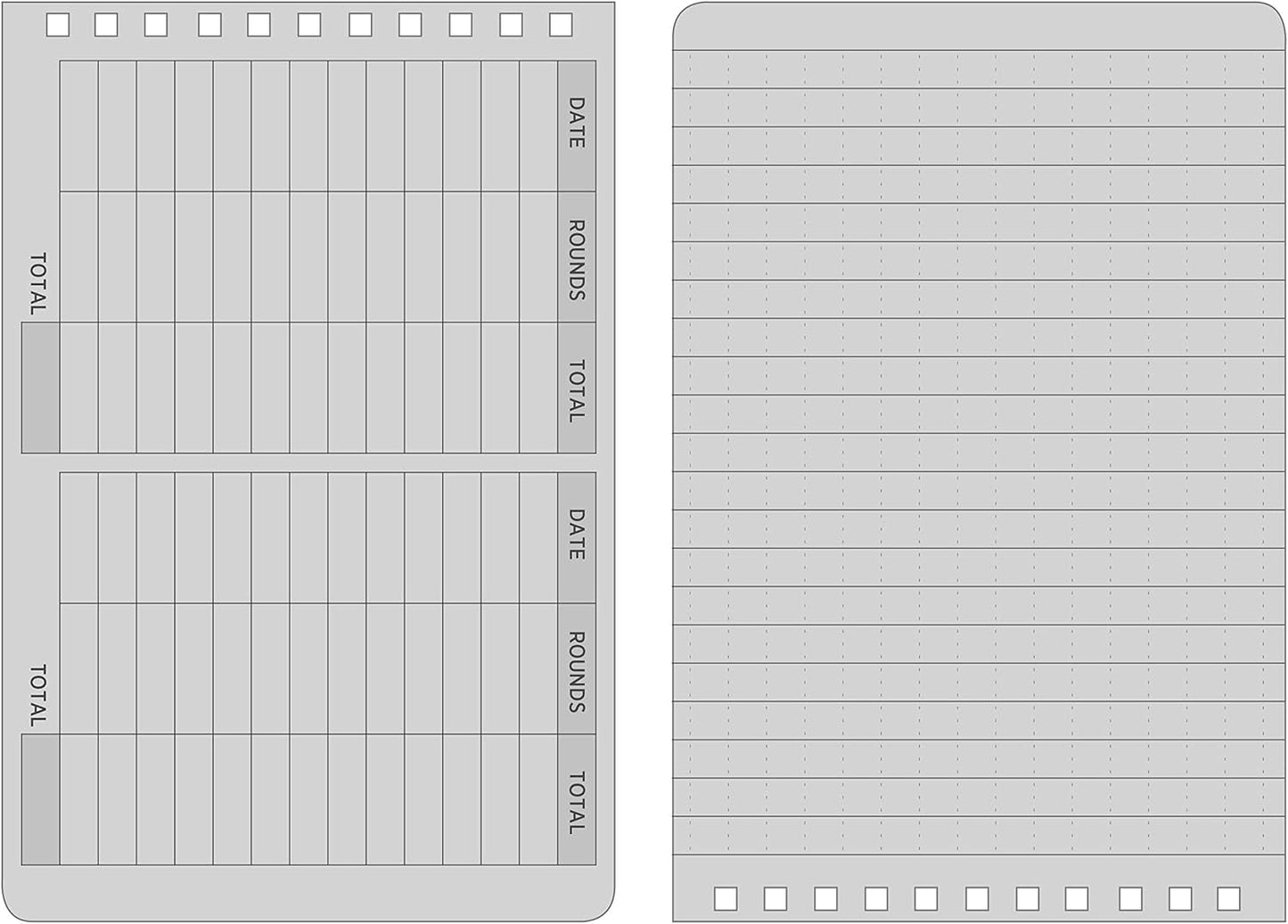 Rite in the Rain All-Weather Dope Black Spiral Notebook No. D746, 1 Count
