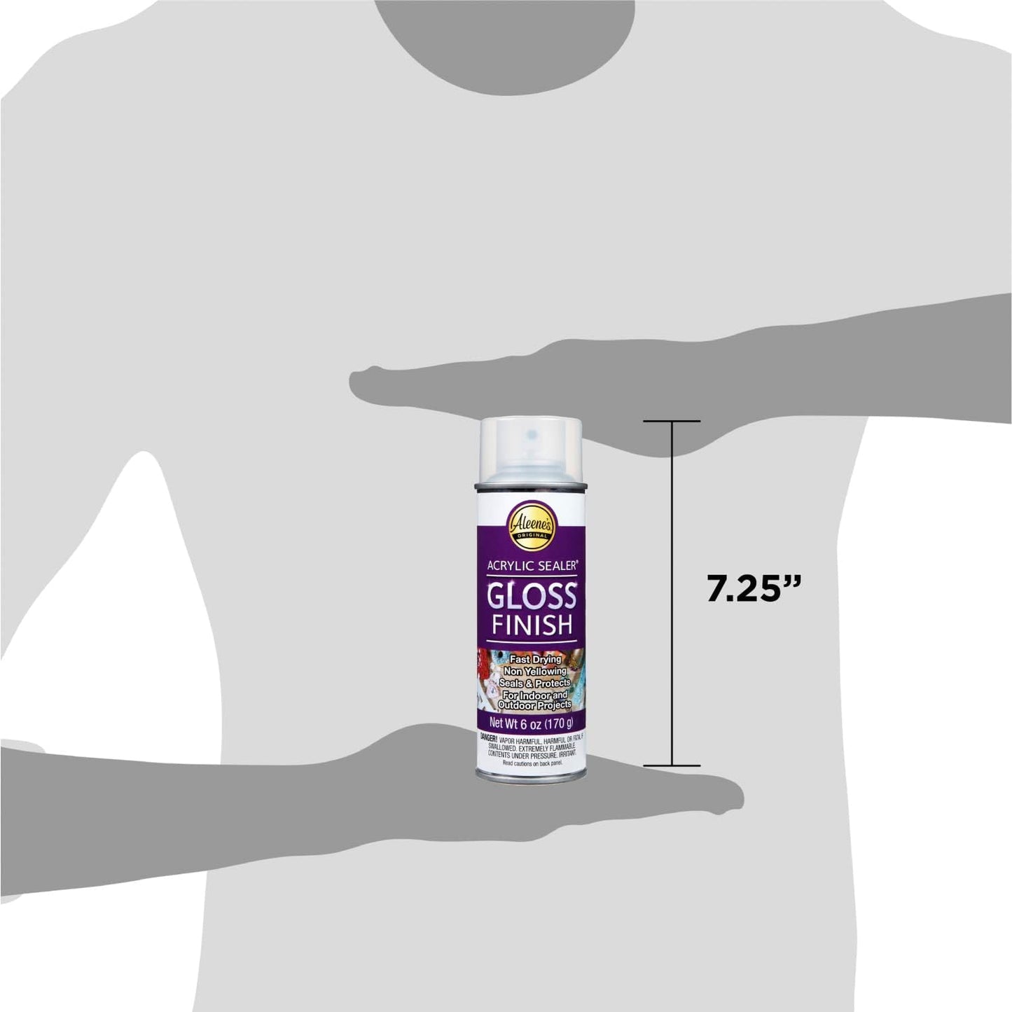 Aleene's Spray Acrylic Sealer, Gloss Finish, 170 g / 6 oz