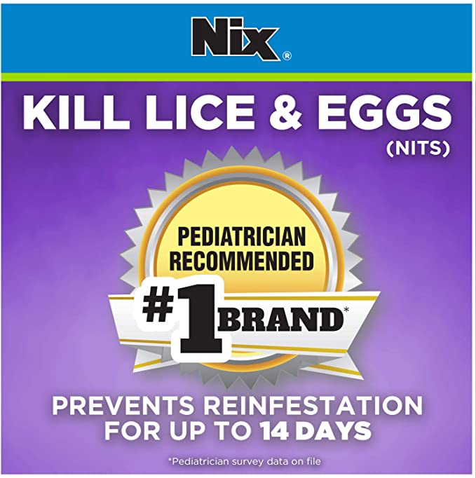 Nix Lice Creme Rinse and Nit Comb to Remove Lice & Eggs from Hair | 2 oz