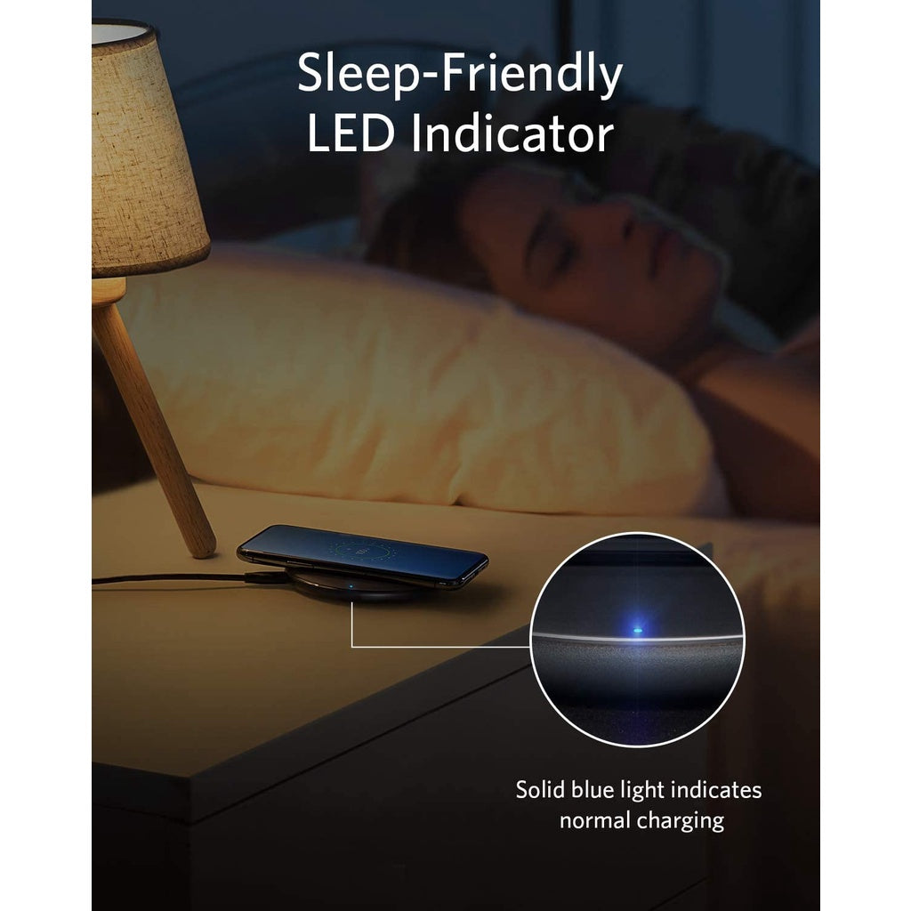 Anker PowerWave PAD Wireless Charger, Qi-Certified, 10W Max