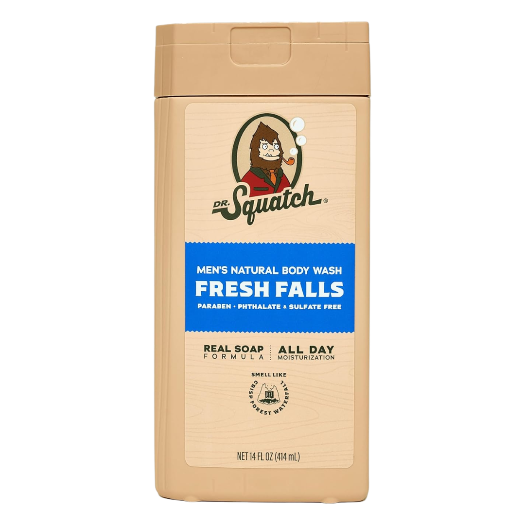 Dr. Squatch Men's Natural Body Wash (14 oz / 414 ml)