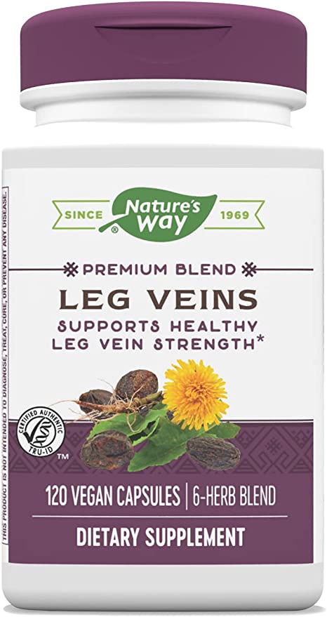 Nature's Way Premium Blend Leg Veins Vegetarian 120 Vegetarian Capsules