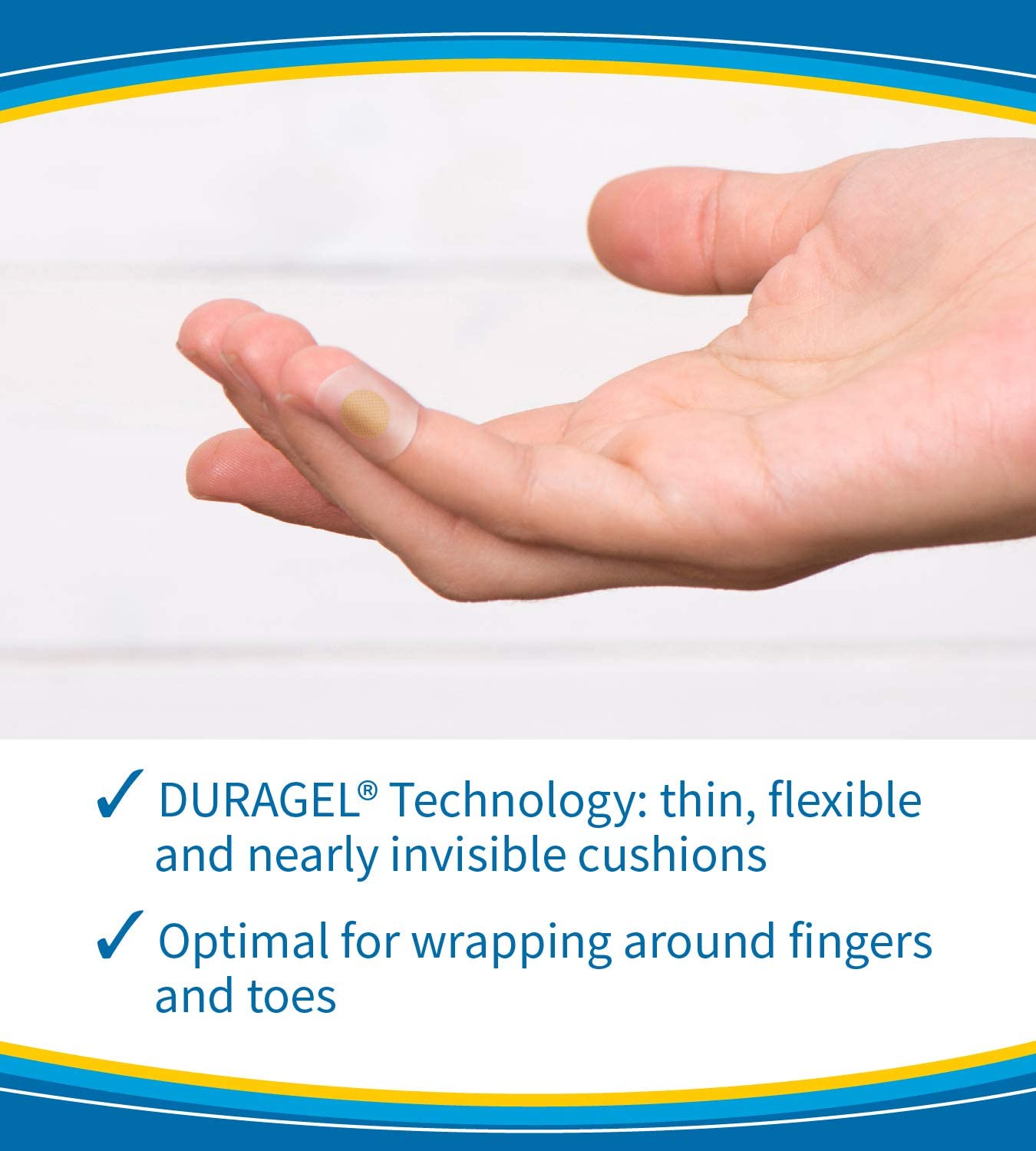 Dr. Scholl's Clear Away Wart Removers Thin + Flexible Duragel Technology 9 Cushions PACKAGING MAY VARY