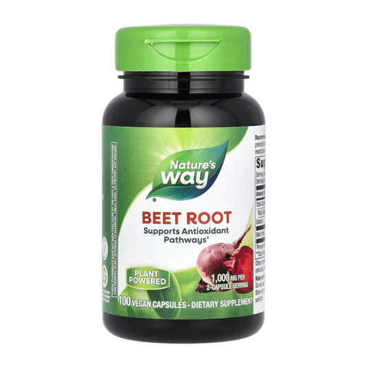 Nature's Way Beet Root, Supports Antioxidant Pathways 100 Vegan Capsules (1,000mg per serving)