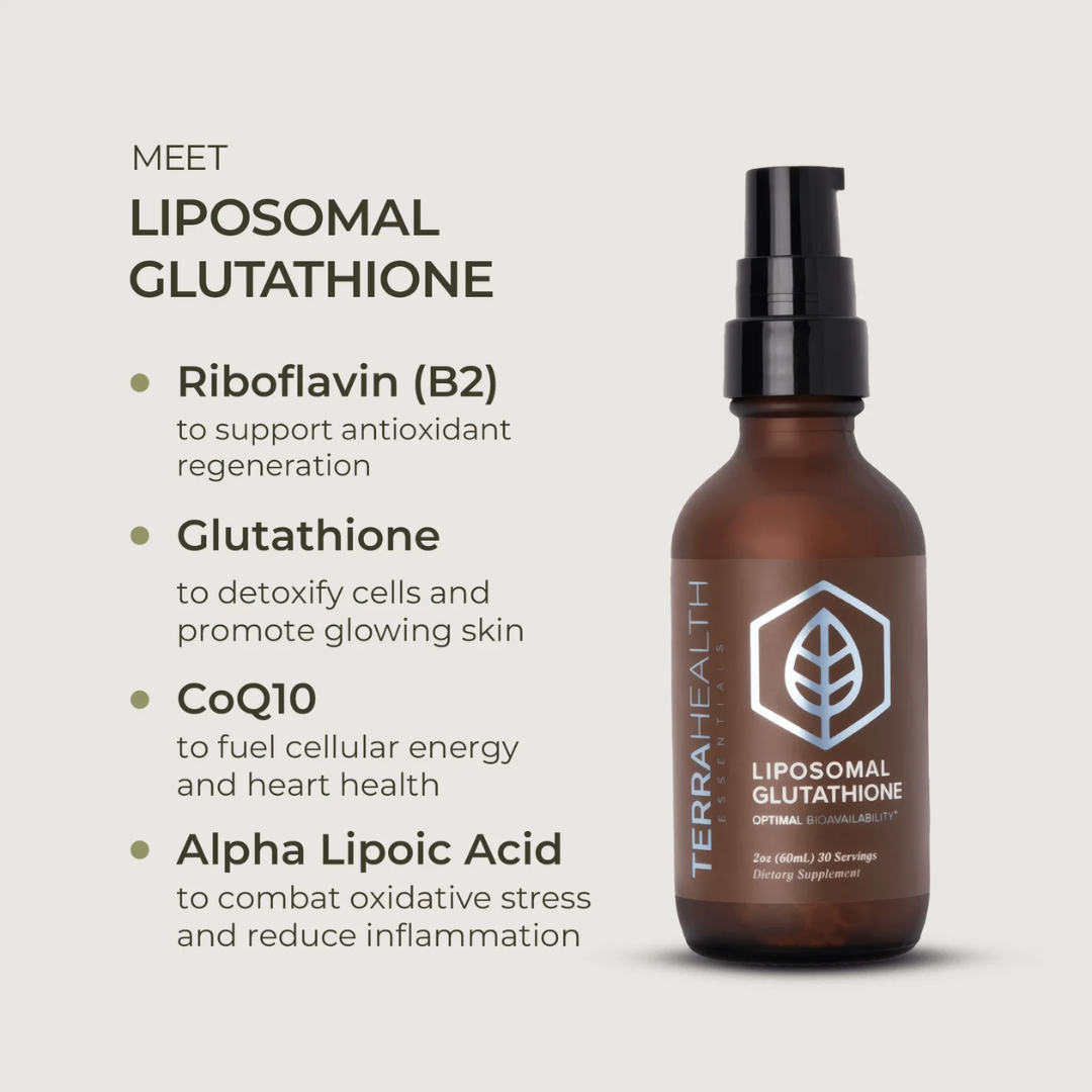 Terra Health Essentials Liposomal Glutathione Supplement, 2 oz / 60 ml