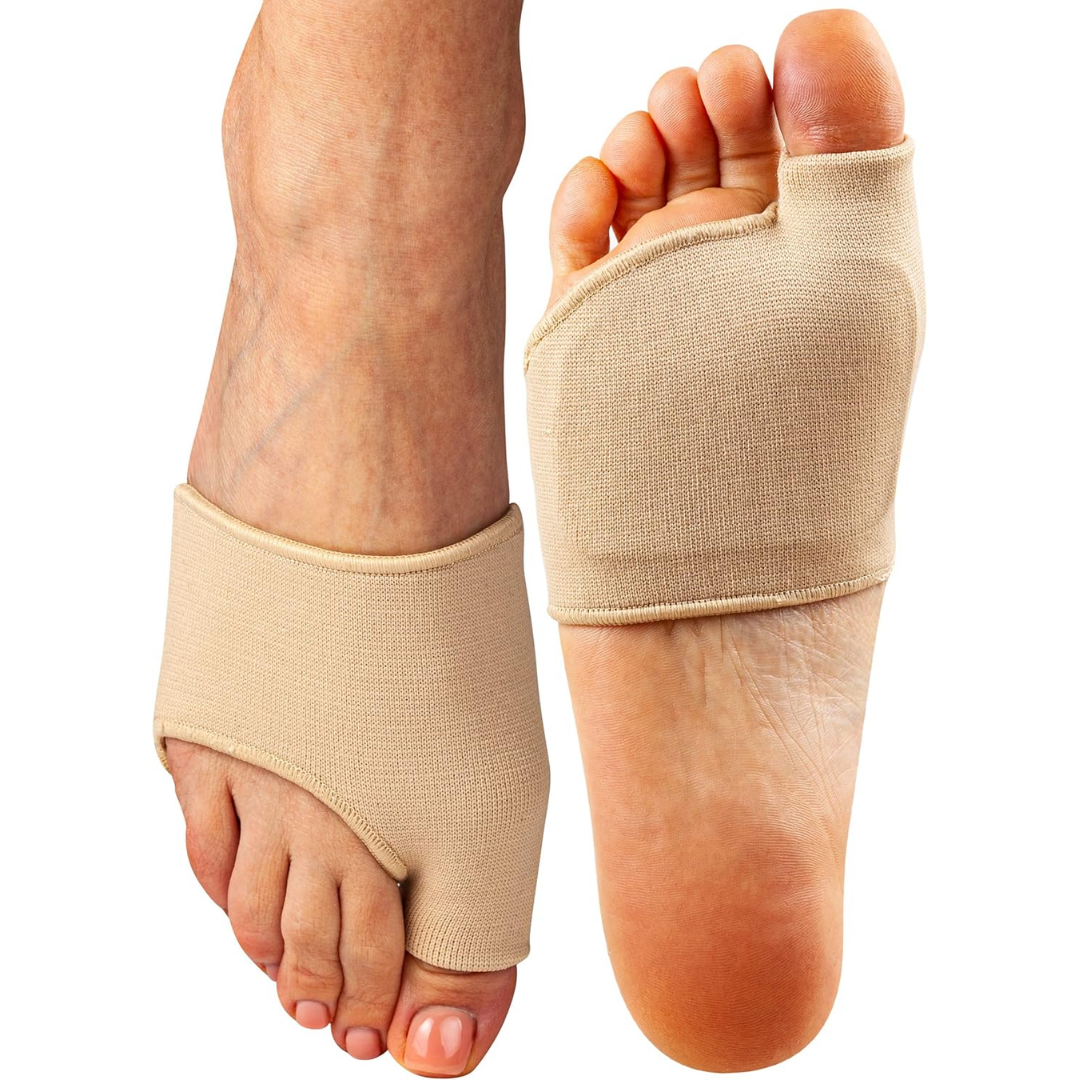 BRISON Metatarsal Pads for Women and Men Ball of Foot Cushion 2 Pairs,  (Men 10-12, Women 11.5-13.5), Beige