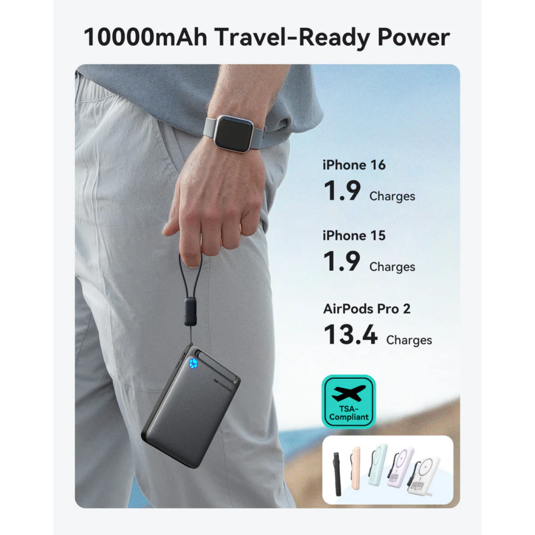 INIU MagSafe Powerbank P73-E1 10000mAH, Black