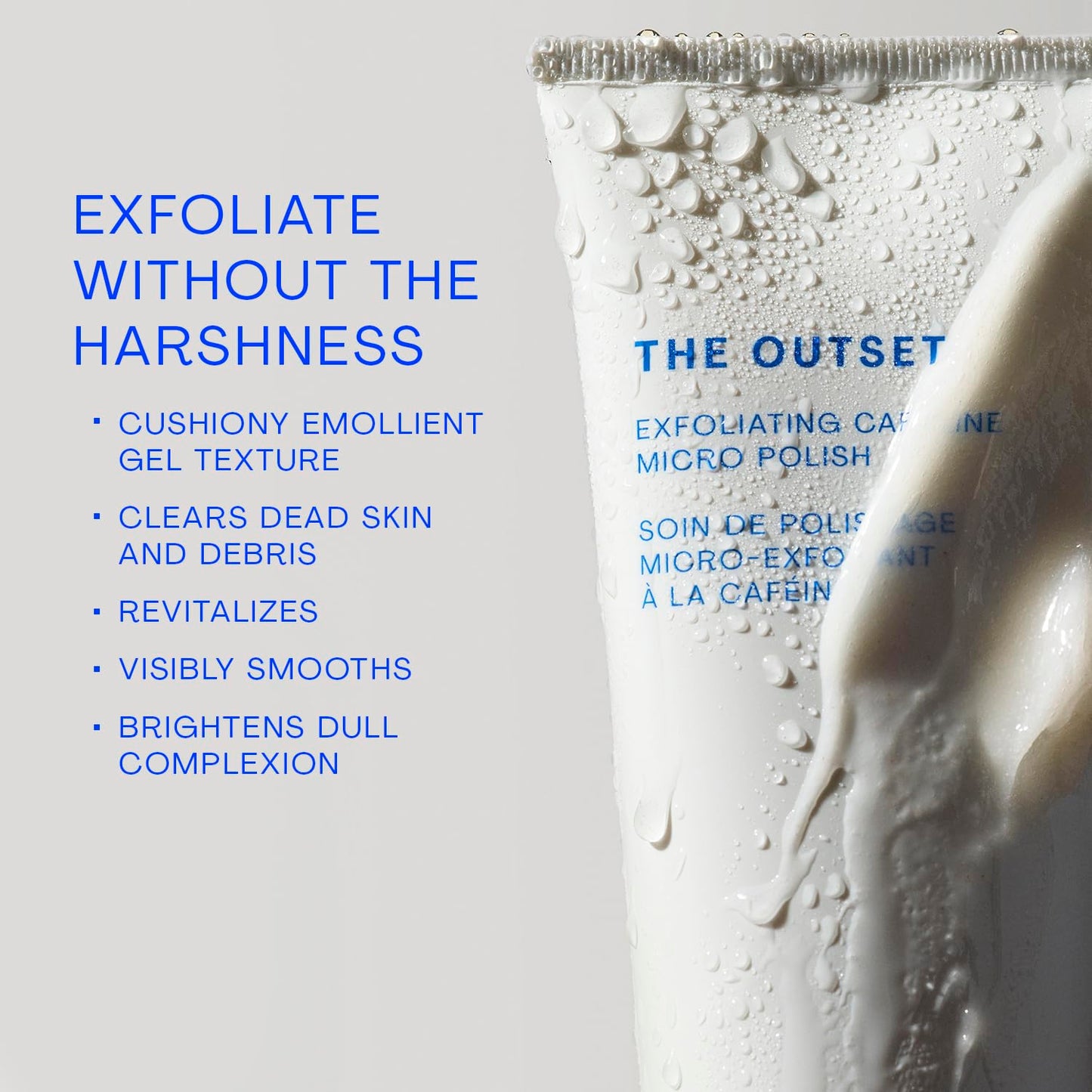 The Outset Exfoliating Caffeine Micro Polish Face Scrub, 100 ml / 3.3 fl. oz.