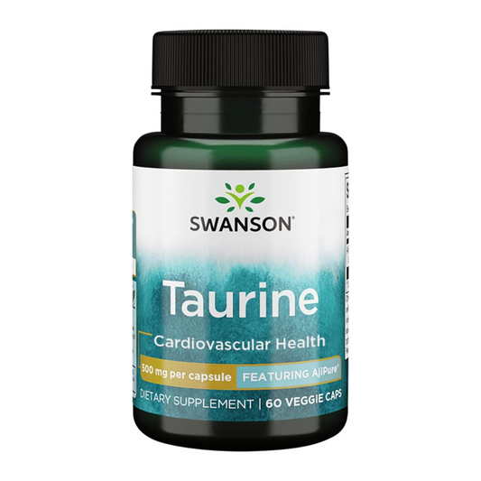 Swanson Taurine Cardiovascular Health 60 Veggie Caps