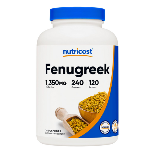 Nutricost Fenugreek 1350mg Supplement 240 Capsules