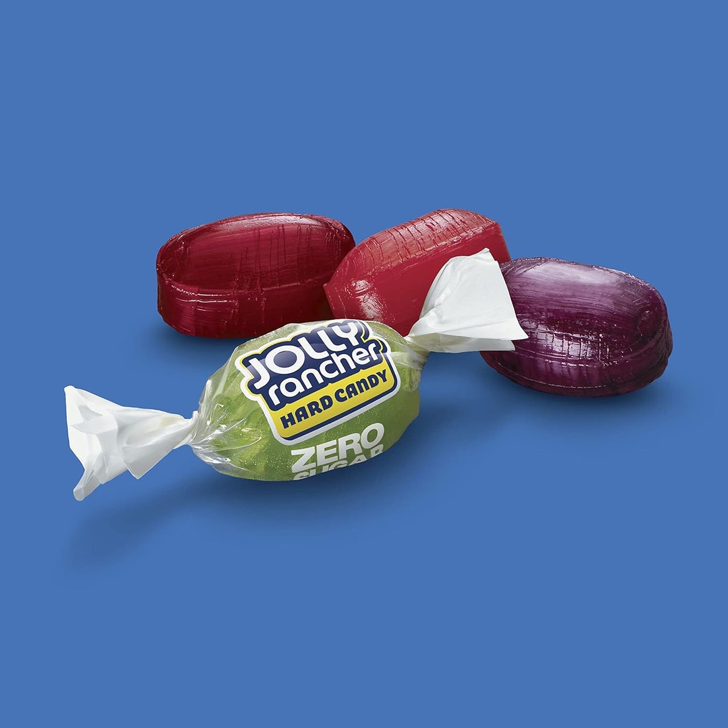 Jolly Rancher Hard Candy Zero Sugar, Watermelon, Apple & Raspberry Flavored, 3.6oz / 102g