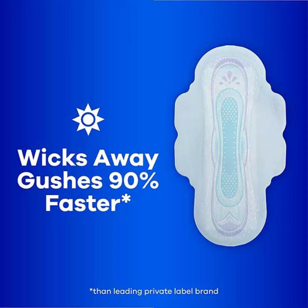 Always Ultra Thin Long Super Pads with Flexi-Wings Size 2 (92 Pads)