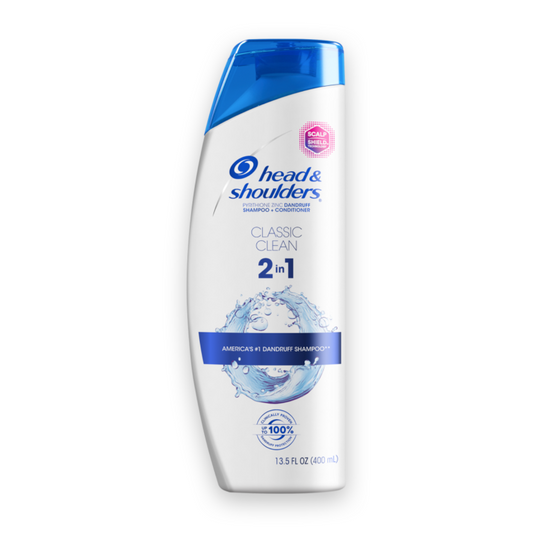 Head & Shoulders Pyrithione Zinc Dandruff Shampoo + Conditioner Classic Clean 2 in 1