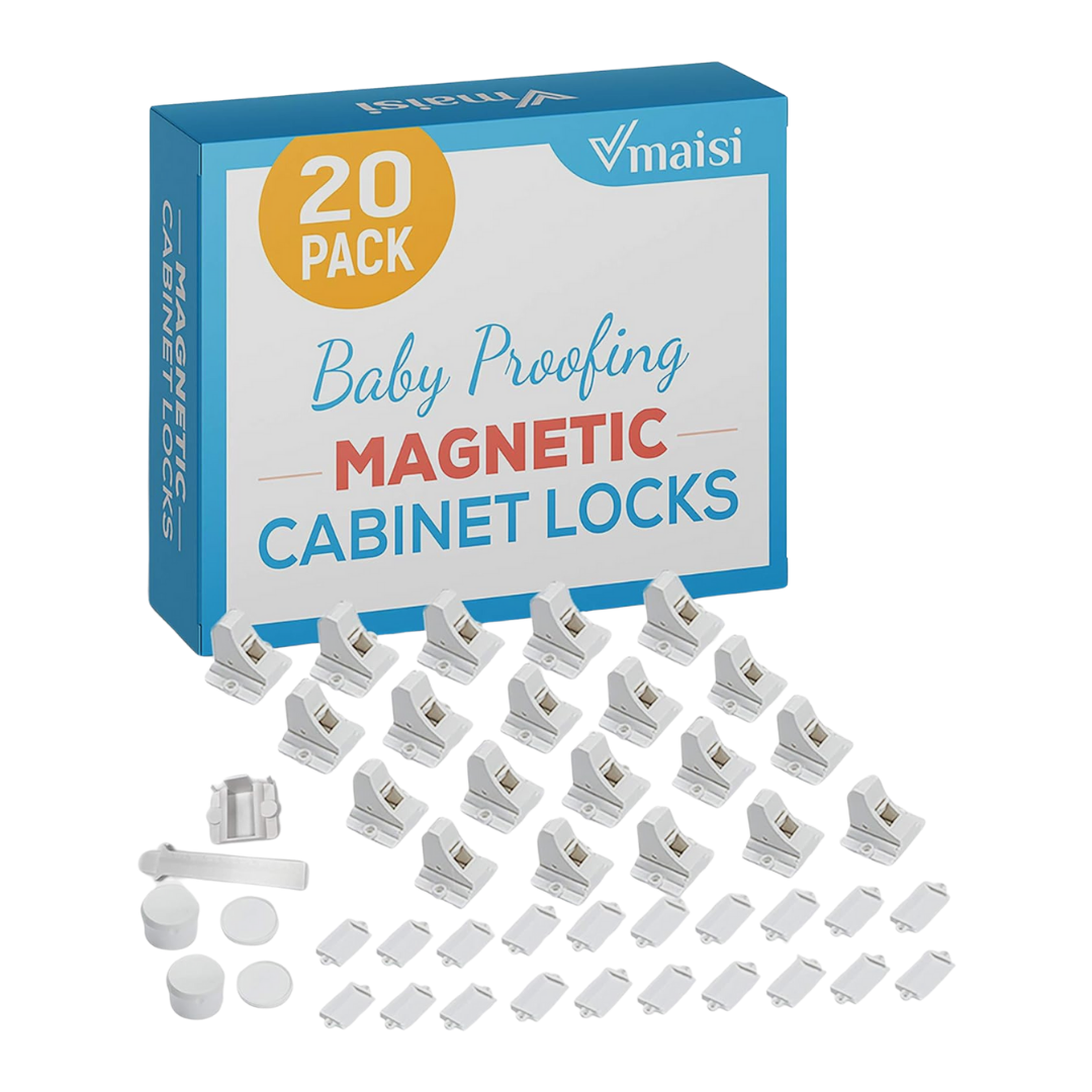 VMaisi Baby Proofing Magnetic Cabinet Look 20 Pack