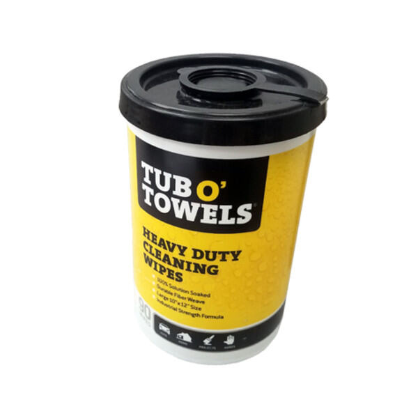 Tub O Towels Heavy Duty Cleaning Wipes 10 Inches X 12 Inches, 90 Wipes