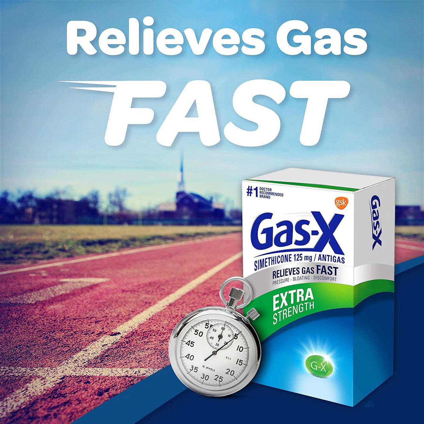 Gas-X Extra Strength Gas Relief 125mg - 120 Soft Gels