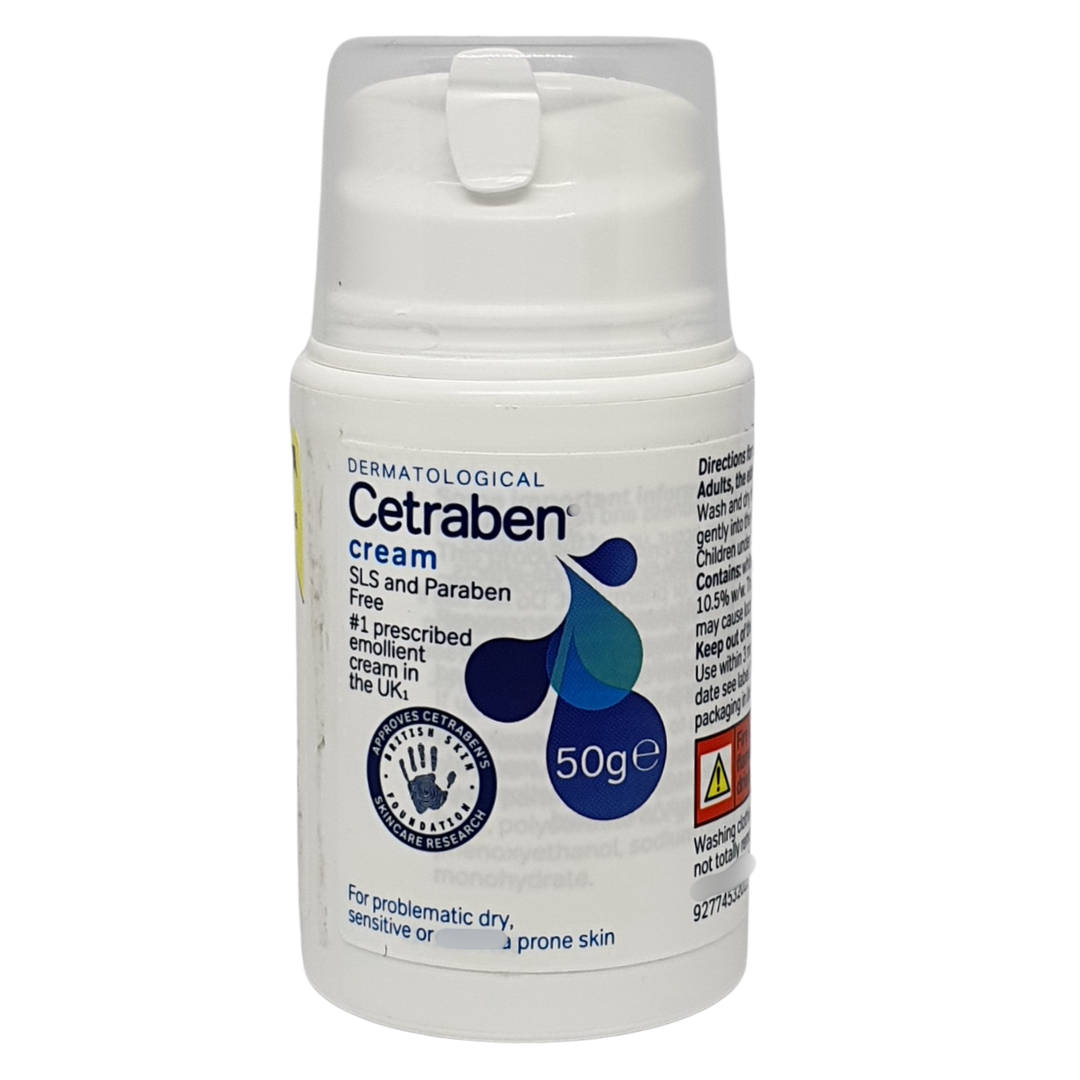 Cetraben Cream, SLS and Paraben Free, 50 g