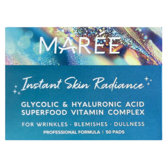 Maree Instant Skin Radiance For Wrinkles, Blemishes, Dullness, 50 Pads