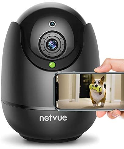 NETVUE Wireless Security Camera for Home 1080P FHD Pet Camera, 2-Way Audio, AI Human Detection