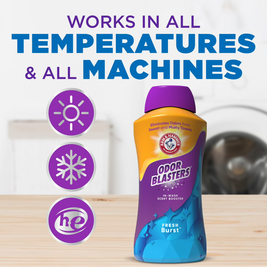 Arm & Hammer Odor Blasters In-Wash Scent Booster Fresh Burst, 45 oz / 1.27 kg