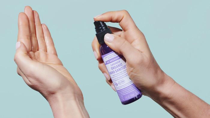 Dr. Bronners Organic Lavender Hand Sanitizing Spray 59ml